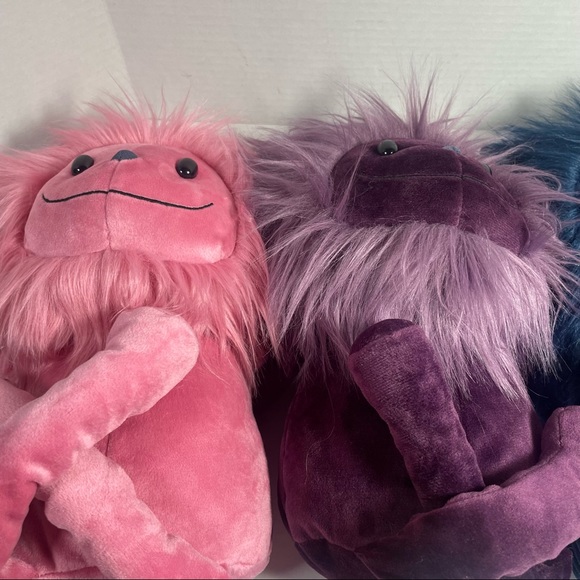 BNWT HTF Jellycat Monster Set of 4 JINX LUDA ZEKE GIBBLES, GREAT BASKET STUFFERS - Picture 11 of 16